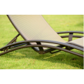 Chaise longue de plage pliante en aluminium